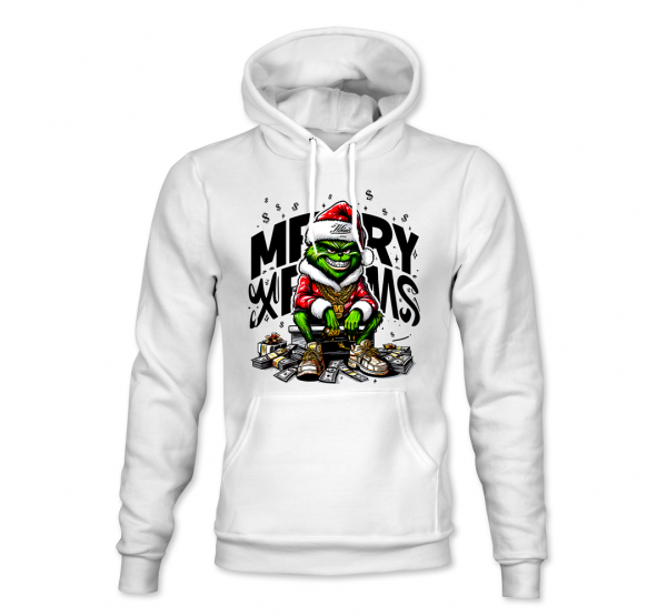Grinch Santa Gangster